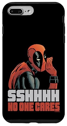 iPhone 7 Plus/8 Plus Marvel Deadpool Sshhhh No One Cares Case