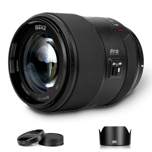 Meike 85mm f1.8 Pro II X-Mount STM Medium Telephoto Auto Focus Prime Portrait Lens for Fujifilm Fuji X-Mount Cameras X-H1 X-Pro2 X-T3 X-T2 X-T30 X-T20 X-E3 X-T100 X-A5 X-T10 X-A2 X-E2 X-E2S