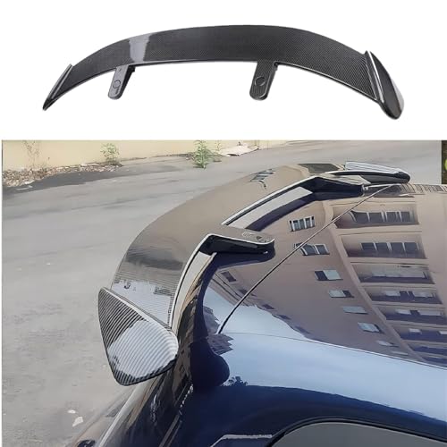 LZGBMNB Car Rear Spoiler for Toyota Avensis Combi T27 T25 T22 Station Wagon Estate 1998-2018, Rear Trunk Roof Spoilers Tail Wing Lip, Car Modification Styling Accessories,Carbon Fiber Look