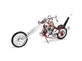 Revell 17326 L.A. Street Chopper 1:8 Scale 107-Piece Skill Level 5 Model Motorcycle Bike Building Kit,White