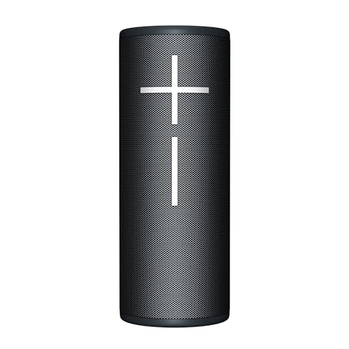 Ultimate Ears MEGABOOM 4 Portable Waterproof Bluetooth Speaker, 360-Degree Sound, Thundering Bass, 147ft Range, 20-Hour Battery, Floating Speaker - Black