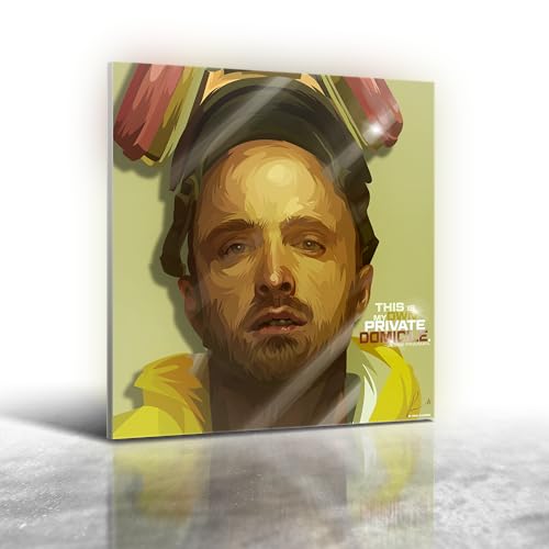 THE FUTURE OF ARTS BY TALAL ALHUMOUD. Breaking Bad - Jesse Pinkman Frameless 30x30 cm Acrylic - Modern Style