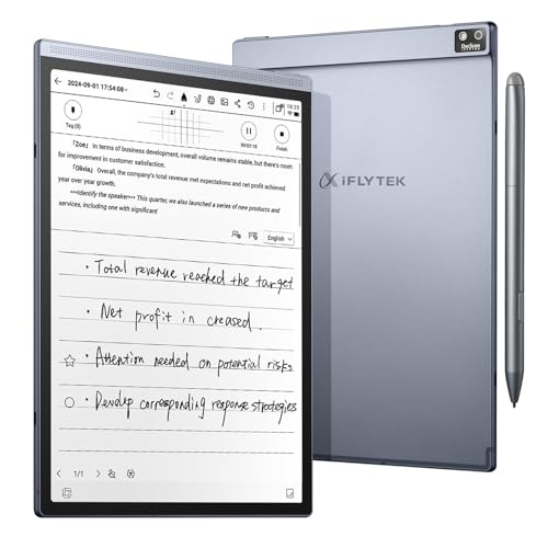 iflytek AINOTE Air 2, 8.2" AI Note Taking Tablet,Digital Notebook for Note Taking,Digital Notepad with AI Transcription,ChatGPT Supported,Ideal for Work,Study,Meetings