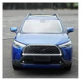 Scale car Model 1:18 for Corolla Cross SUV Alloy Car Model Diecast Metal Static Display Car Model Ornaments Put in Bedroom Suitable for Display