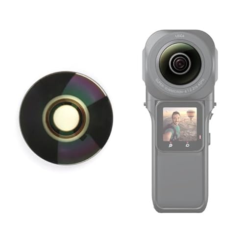 EUGOOCX Replacement Lens for Insta360 ONE RS 1-Inch Leica Action Camera Lens Repair Part Sports Camera Accessories