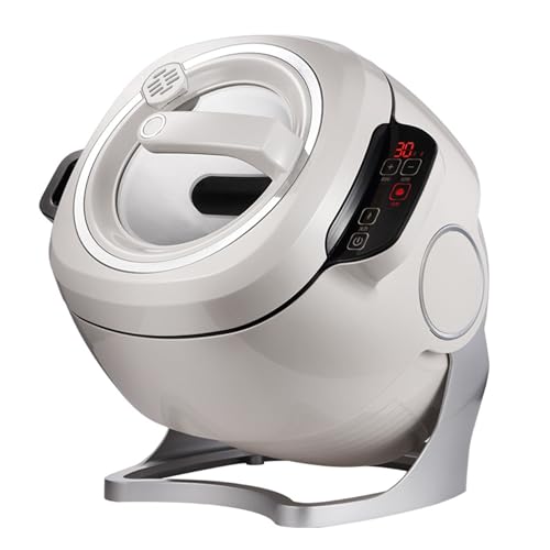 1000w Automatic Cooking Machine, 6L 360° Rotation Pot Commercial Auto Stir Fry Machine for Cooking & Stewing, Rice Cooker, Multifunctional Choose with Smart Touch