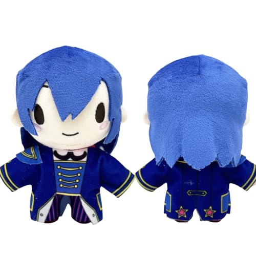 Rooii Anime Plush Figure Kaito Plush 7 inch Otori Emu Plush Toy WonderLandsShowtime Plush Cosplay Props Otori Emu Plush Dolls Soft Stuffed Plushies Gift for Anime Fans (Kaito), 12cm-YS