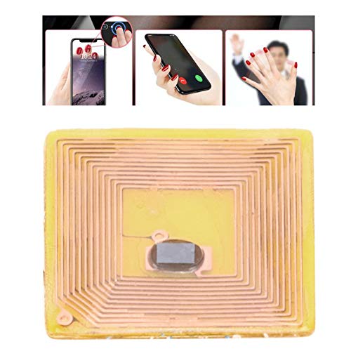 Nail Sticker Chip, N3 Smart Nail Chip Soft Skin-Friendly Flexible Smart Nail Sticker Built in Chip Smart Devices, Information Sharing, Virtual Calls 5mm x 5 MMX 0.12mm