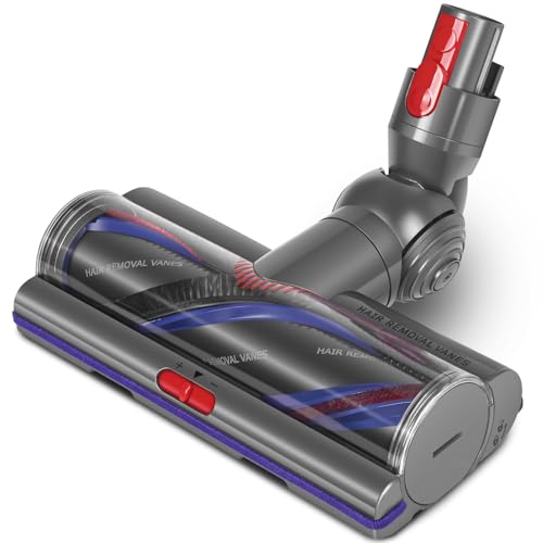 DrRobor V11 V15 High Torque Brush Head Replacement Compatible with Dyson V7 V8 V10 Vacuum Cleaner, Suction Control Anti-Tangle Deep Clean for Carpets & Hard Floor