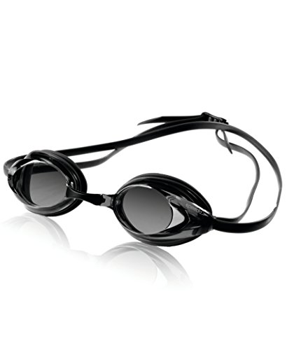 Speedo Vanquisher 2.0 Optical Swim Goggle, Smoke, -4