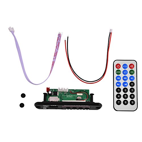 Bluetooth MP3 Decoder Board with USB and SD/MMC Card Slot Audio Bluetooth Module USB SD FM Hands- Call with Remote Control