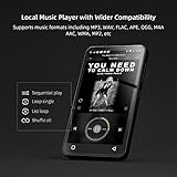 MP3 Player with Bluetooth and WiFi,MP3 Player with Spotify,Spotify Kids,Audible,Pandora,Amazon Music,4" Music Player MP4 Up to 1TB(80GB,Black)