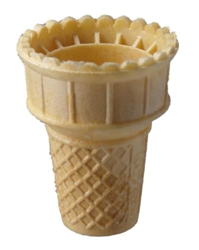 Bonbon Rio Store Ice Cream Cone Cups, (100 Cups) | Crunchy & Delicious, Great for Parties and Birthdays Classic Ice cream cone cup – Sweet, Crisp, Crunchy and Delicious – Ideal for Family Gatherings