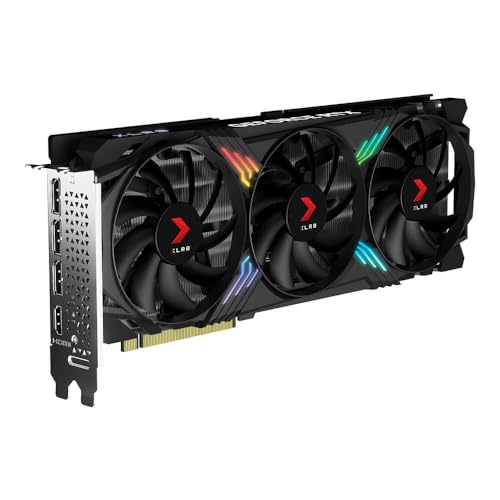 PNY GeForce RTX™ 4070 Super 12GB XLR8 Gaming Verto™ Epic-X RGB™ OC Triple Fan Graphics Card DLSS 3 (NVIDIA GeForce SFF-Ready, ARGB, 192-bit, PCIe 4.0, GDDR6X, HDMI/Display, Supports 4k, 2 Slot)