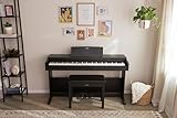 Yamaha Arius, 88-Key Weighted Action Digital Beginner and Intermediate Players, Dynamic Response, Grand Piano Sound, 3-Pedal Unit, Upright Design, Bench Included, Dark Rosewood (YDP105R)