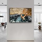 TRHBNNI Chris Sharma Rock Climber Poster1 Canvas Painting Posters And Prints Wall Art for Living Room Bedroom Decor 36x24inch(90x60cm)