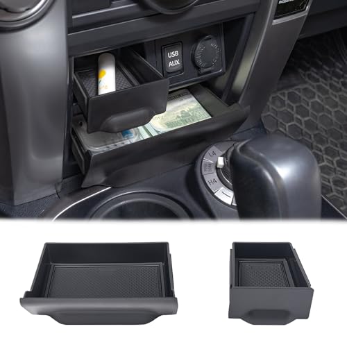 JDMCAR Storage Drawer Compatible with Toyota 4Runner Accessories 2014-2022 2023 2024 Center Console Organizer Storage Cubby Box Interior Accessories