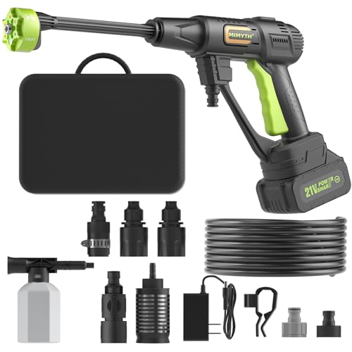 Cordless Pressure Washer Battery Powered; 990 PSI Cordless Power Washer with 4.0Ah Battery&Charger & 6-in-1 Nozzle; Portable Power Washer Cordless for Home; Battery Pressure Washer for Car Wash, Yard