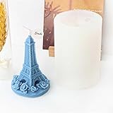 Tone Fun Eiffel Tower Shape Candle Silicone Molds for Making Candle, Resin, Aromatherapy Candles, Handmade Wax Soap, Home Decor, Craft