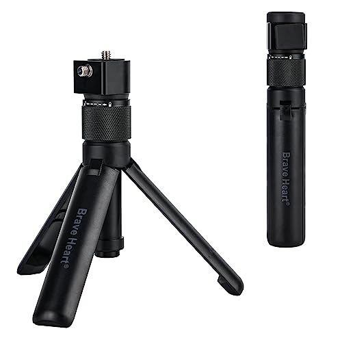 Bullet Time Handle Tripod Multi-Functional Tabletop Fold Tripod for insta360 X5/X4 Insta 360 X3,ONE RS,GO 2,ONE X2,ONE R,ONE X ONE RS Sport Camera Accessories (Mini Tripod)