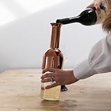 eto wine decanter in copper: mirror finish