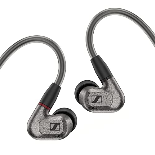 Sennheiser IE 600 in-Ear Audiophile Headphones - TrueResponse Transducers for exquisitely Neutral Sound, Detachable Cable with Flexible Ear Hooks, Includes Balanced Cable, 2-Year Warranty (Renewed)