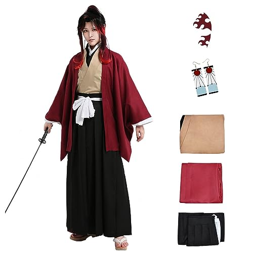 Tsugikuni Yoriichi Cosplay,Tsugikuni Yoriichi Cosplay Costume,Tsugikuni Cosplay for Holloween