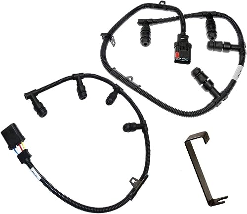 Diesel Heater Car Heater Glow Plugs Connector Wire Harness with 8 Glow Plugs Removal Tool Left Right Harness For 2004-2010 Ford 6.0L F250 F350 F450 F550 Super Duty Replace 4C2Z-12A690-BA 5C3Z-12A690-A