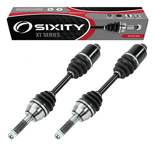 2 pc Sixity XT Rear Left Right Axle compatible with Yamaha Grizzly 700 2007-2013 - YFM7FG 4X4