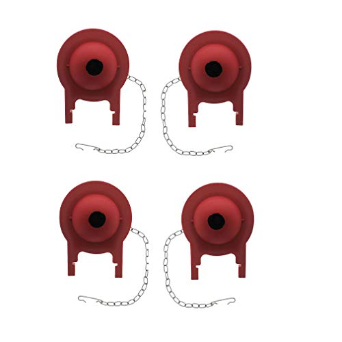 4 PACK Toto Toilet Flapper Replacement, 3" Flapper For G-Max, THU499S, THU331S, THU175S & 2021BP Models By Essential Values