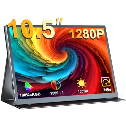 EVICIV 10.5 inch Portable Monitor