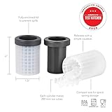 Tovolo Mini Ice Cylinder- Squeeze & Release- Set of 2