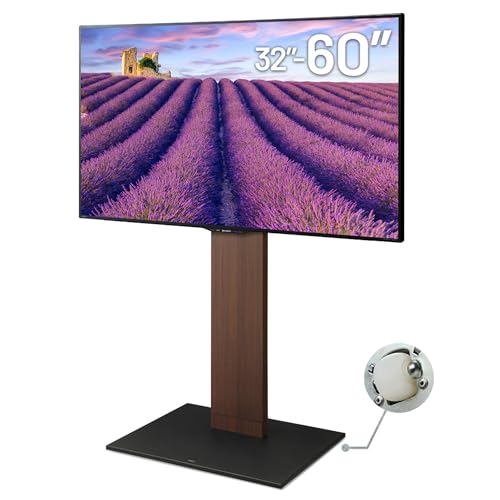 WALL V2 Caster High Type | Minimalist Rolling TV Stand for 32–60 Inch | Walnut | Portable, Space Saving, Height Adjustable, No Drill | for Living Room and Bedroom | Japanese Design & Engineering