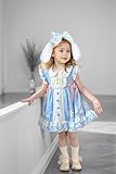 ZELLVOM Cartoon Cosplay Dress Costume Anime Sweet Princess Party Dresses Ruffles Sleeve Halloween Christmas Casual Dress