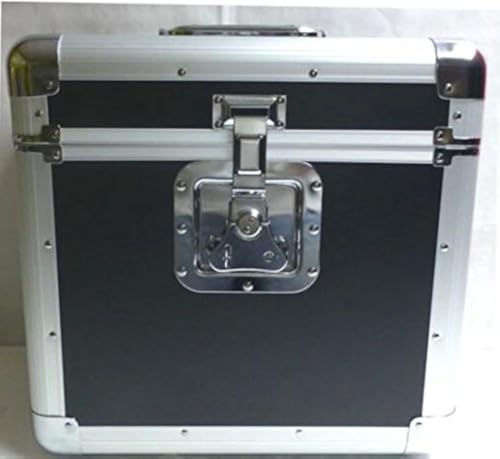12" or LP Record Box Euro Style Case Holds Up To 70 Vinyl Records