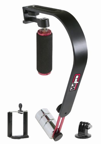 Samsung NX Mini Digital Camera Handheld Video Stabilizer - for Digital Cameras, Camcorders and Smartphones - GoPro & Smartphone Adapters Included