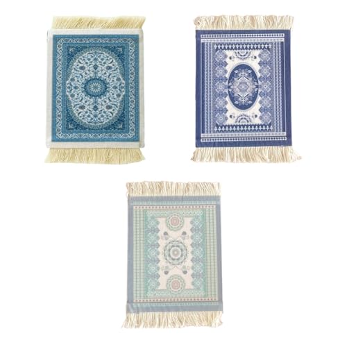 Black Coasters Mini Persian Woven Coasters Carpet Pattern Coaster Dining Table Decoration Technology B