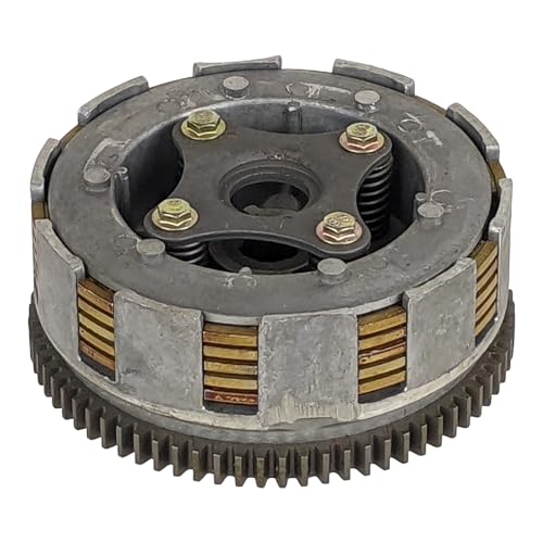 RedCap Ideal Clutch Assembly with 5 Plates Compatible for Engine 250JS 200cc & 250cc Chinese Models ATV & Dirt Bike - Loncin, Bashan, Baja ATVs - Enhance Performance and Durability