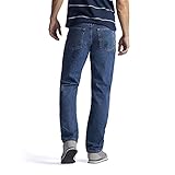 Lee Men's Regular Fit Straight Leg Jean, Medium Stone, 32W x 32L