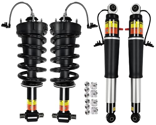LUFT MEISTAR 84176631 84176675 4PCS Front & Rear Shocks Struts Assembly Magnetic Ride Control Suspension Compatible with Cadillac Escalade fits for Chevy Tahoe Suburban fits for GMC Yukon XL 2015-2020