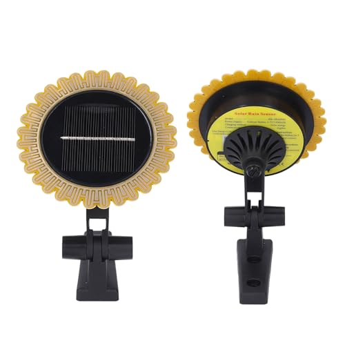 Rain Sensor, Smart Sensor with Solar Charging Water Real Time Light Rainwater Detector for Tuya ZigBee App