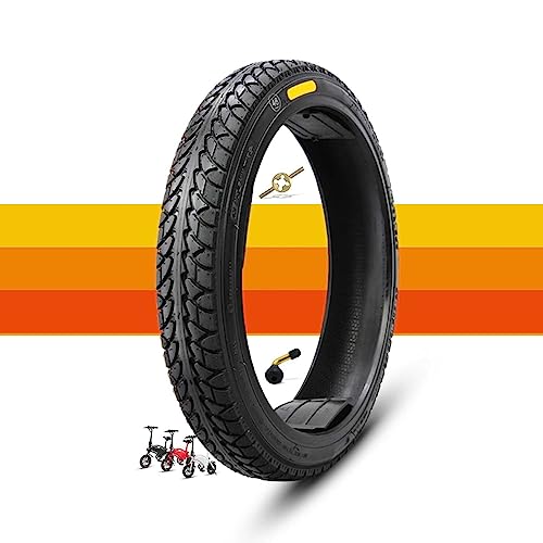 16x2.125 Electric Bike Tires 16 x 2.125 57-305 Puncture Proof | 16 2.125 Ebike Tire Heavy Duty Design | 16 Inch Tubeless Tire for Electric Scooter Tires with Angled Air Valve and Valve Core Remover