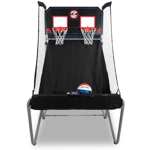 Pop-A-Shot Official Home Dual Shot Basketball Arcade Game - (Black)