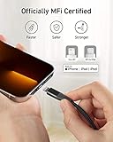 Anker Powerline+ II, USB A to Lightning Cable,MFi Certified for Flawless Compatibility with iPhone 11 Series SE/Xs/XR, and More(3FT+3FT+6FT,3 Pack,Black)