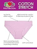 Fruit of the Loom Women's Eversoft Cotton Bikini Underwear, Tag Free & Breathable, Stretch, Black, 8 (Pack of 12)