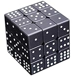 3x3x3 Speed Cube 3D Relief Effect Sudoku Braille Magic Cube Puzzle,IQ Reasoning Games Puzzles Special for The Blind Person,Weak Vision, 5.6cm/2.2"