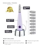 Michael Todd Beauty - Sonicsmooth – SONIC Technology Dermaplaning Tool - 2 in 1 Women’s Facial Exfoliation & Peach Fuzz Hair Removal System with 8 Weeks of Safety Edges