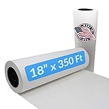 Reli. White Butcher Paper Roll | Made in USA | Bulk Value 18 in x 350 ft (4200 in) | Food Grade Kraft Paper for BBQ | Butcher Wrap for Smoking Meat, Sublimation | Unwaxed, Meat Wrapping