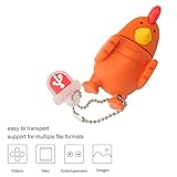 Leizhan 5 x 8GB Cute Animals USB Flash Drive, Cartoon Pig Shape Thumb Drive Rabbit Flash Drive Rat Memory Stick Chicken Jump Drive Snake Pendrive Gift for Kids, Teacher, Friends