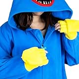 Poppy Playtime Huggy Wuggy Costume Hoodie Onesie